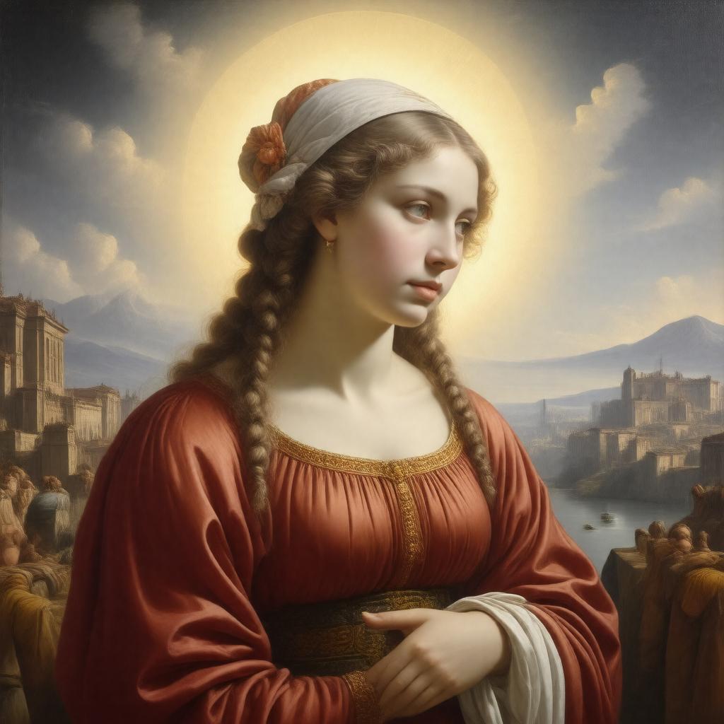 AI-created image of La Beatrice di Dante
