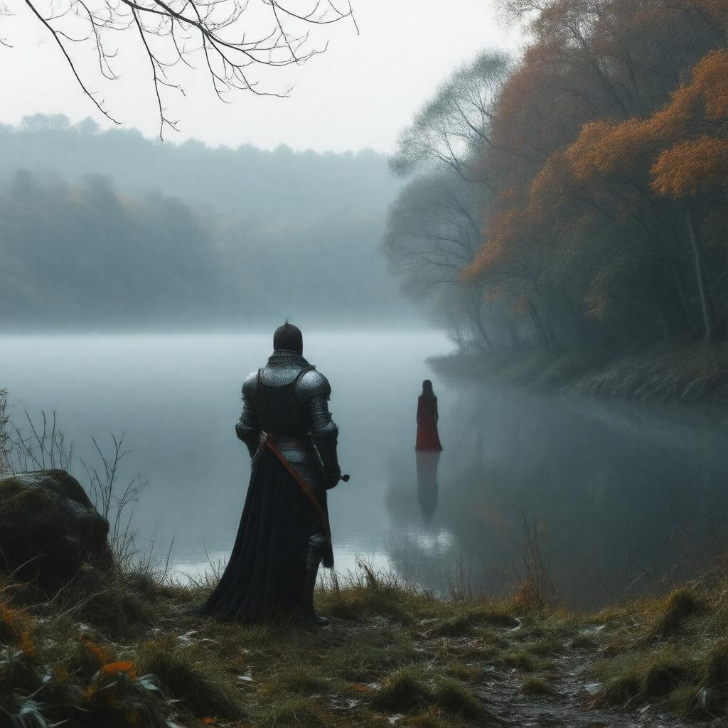 Click to view larger image AI-created image of La Belle Dame sans Merci