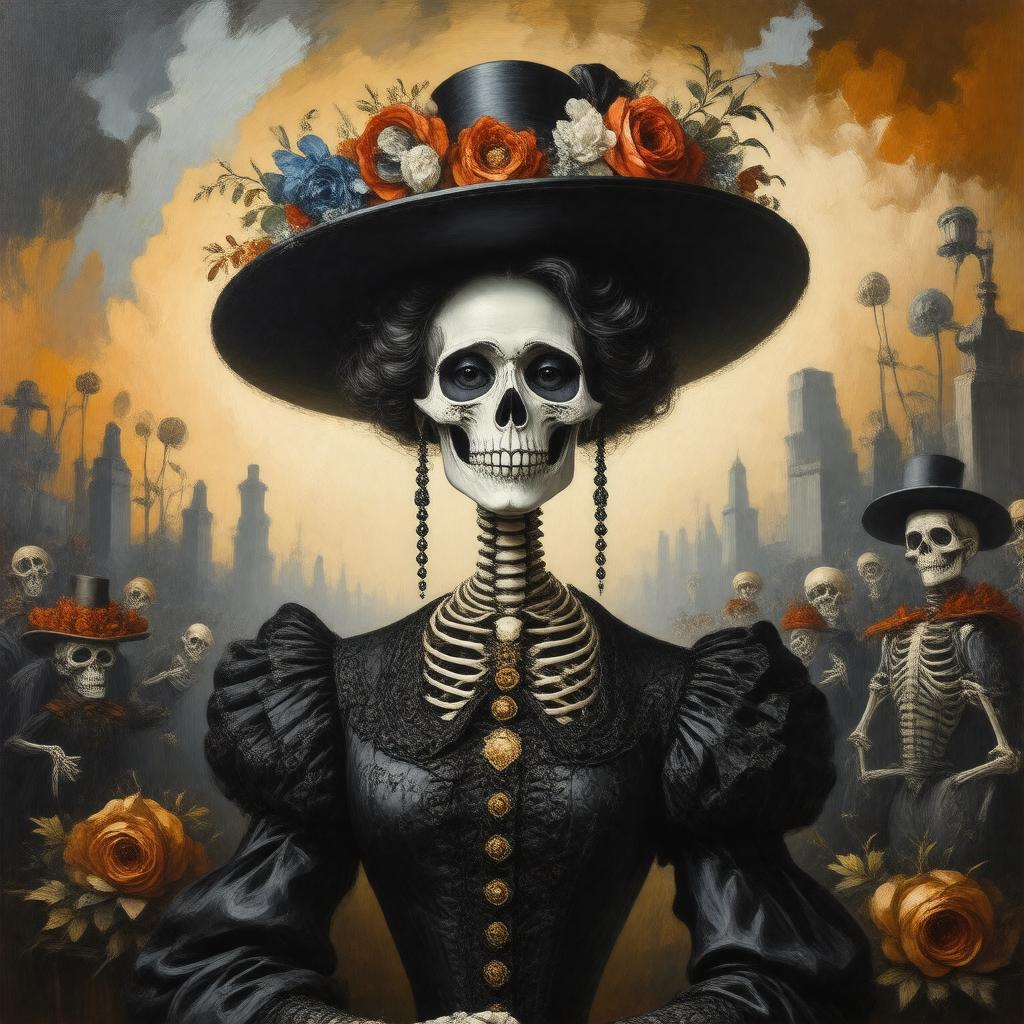 AI-created image of La Catrina
