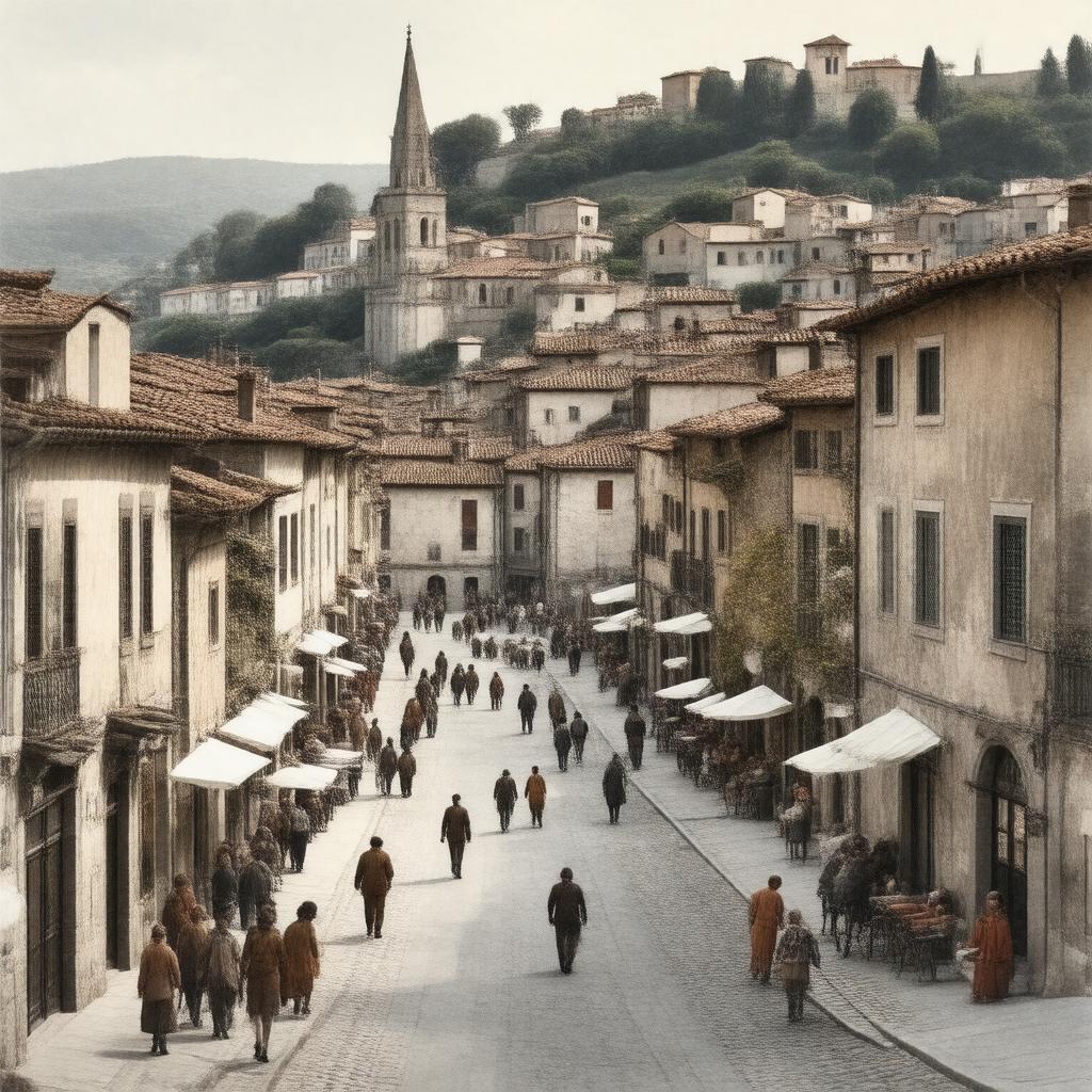 AI-created image of La Croix-Rousse