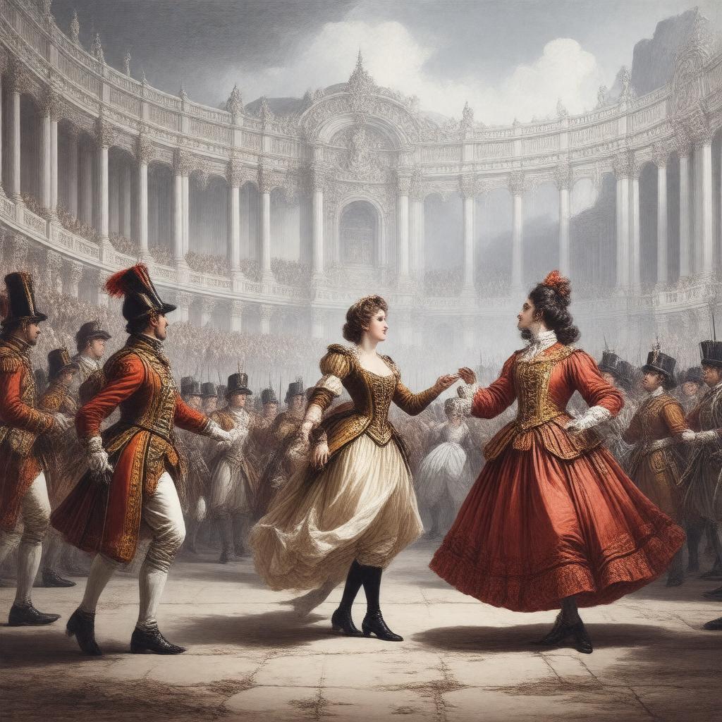 AI-created image of La Fille du Régiment