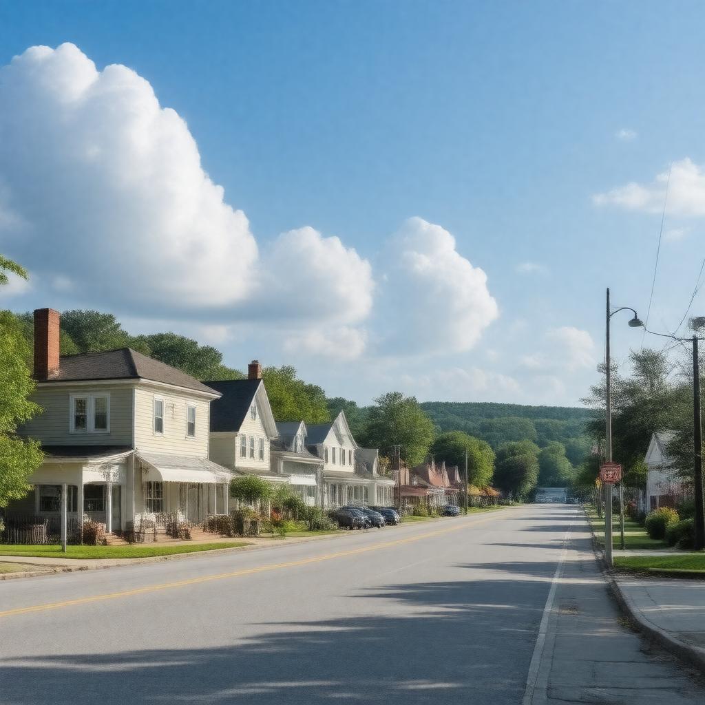 AI-created image of La Grange, Illinois, United States