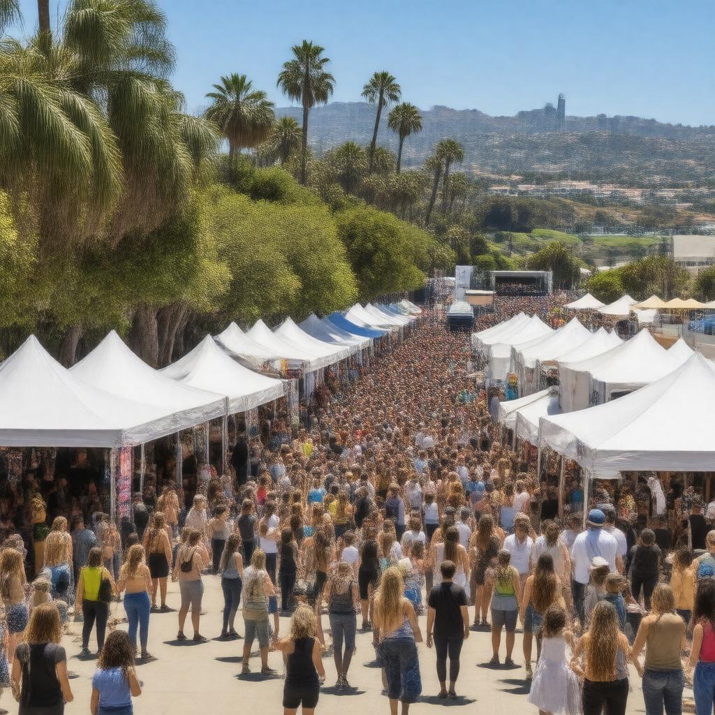 AI-created image of La Jolla Festival of the Arts