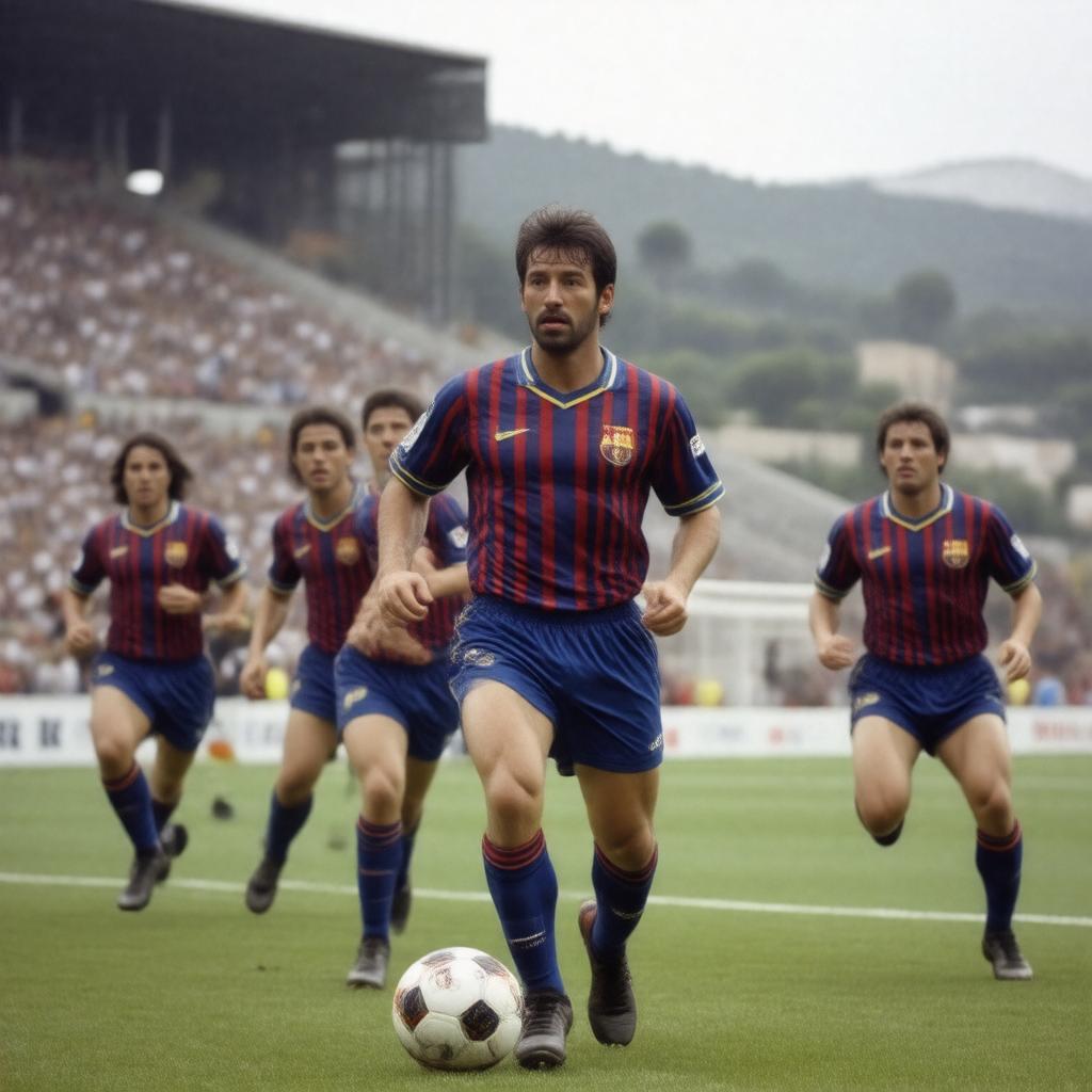AI-created image of La Liga (1984–85 with Barcelona)