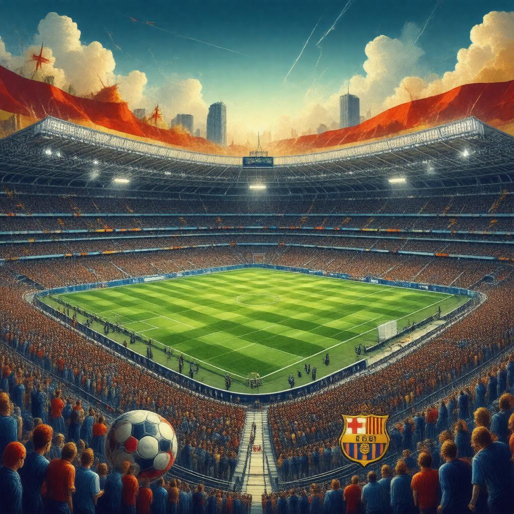 AI-created image of La Liga football league