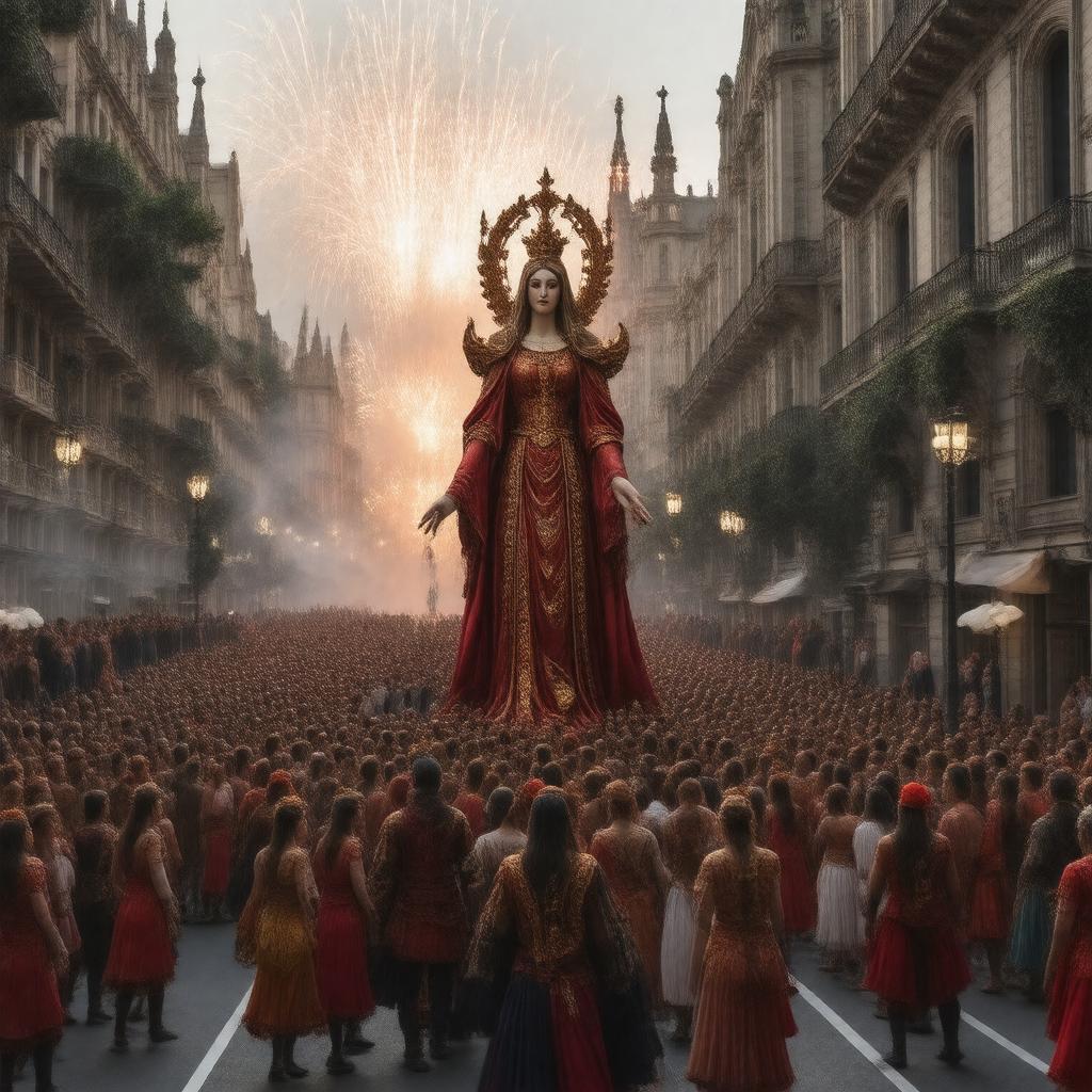 Click to view larger image AI-created image of La Mercè