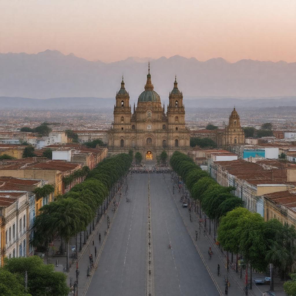 AI-created image of La Perla de Occidente