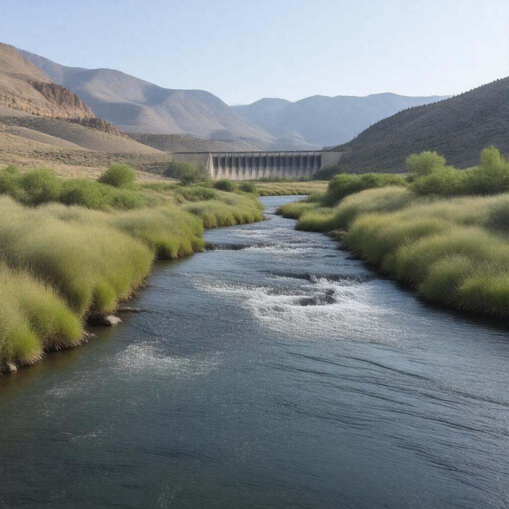 AI-created image of La Prele Creek