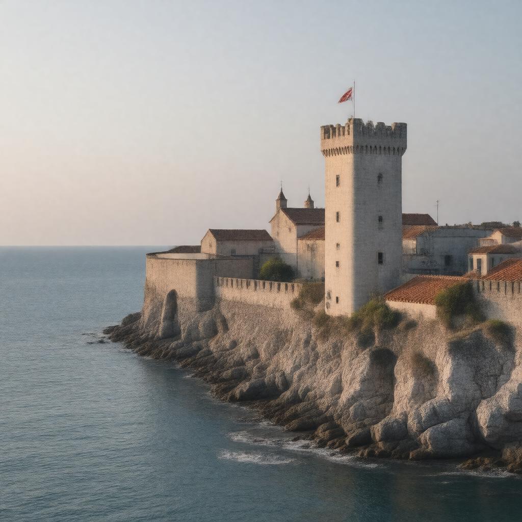 AI-created image of La Rochelle, France