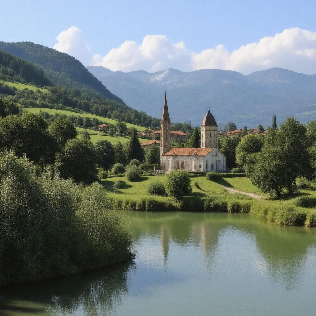 AI-created image of La Salette