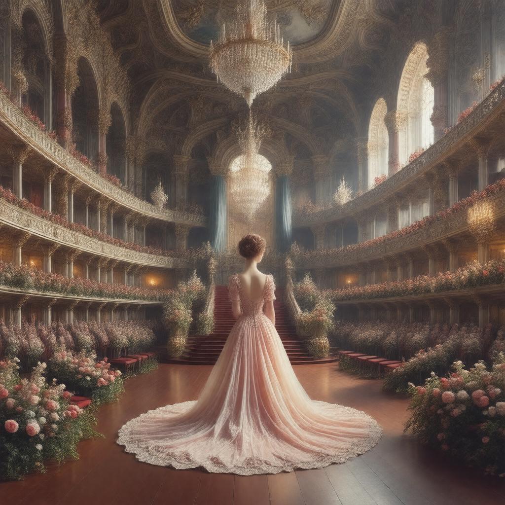 AI-created image of La Traviata (opera)