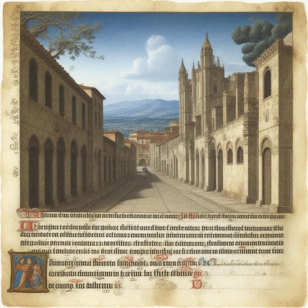 AI-created image of La Vita Nuova