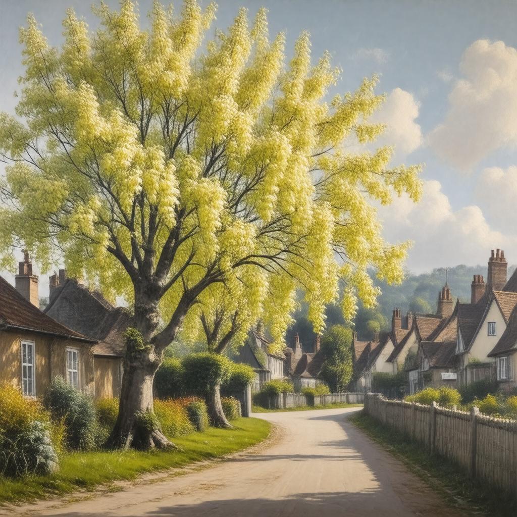 AI-created image of Laburnum Walk