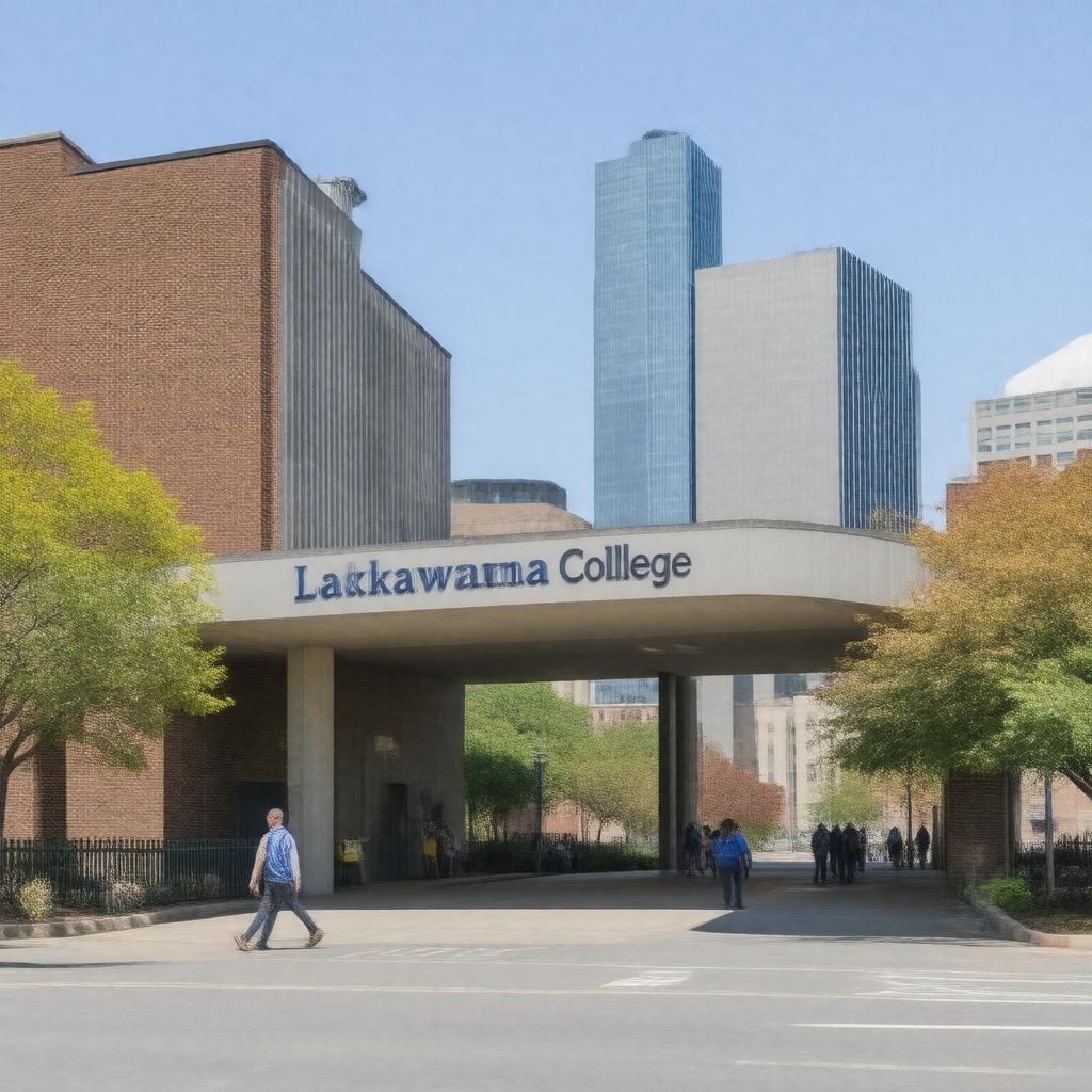 AI-created image of Lackawanna College