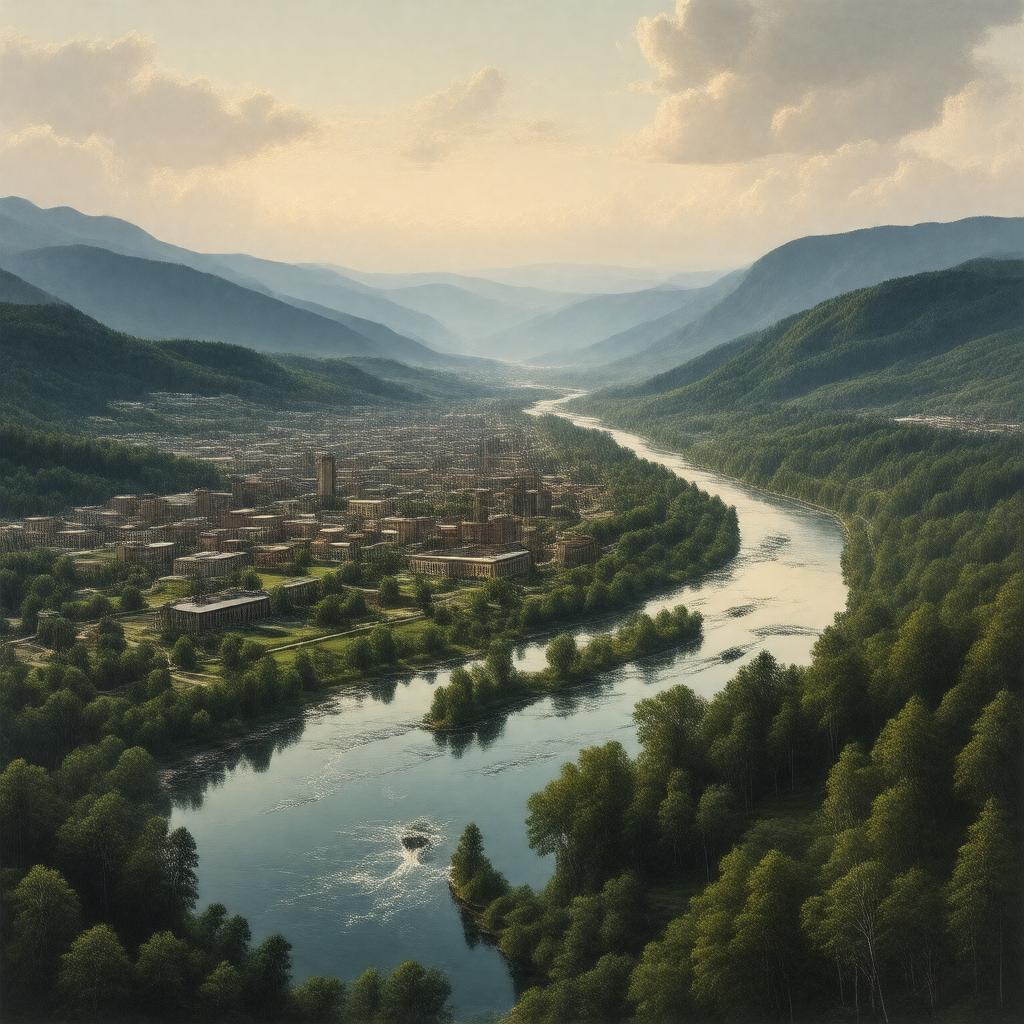 AI-created image of Lackawanna County