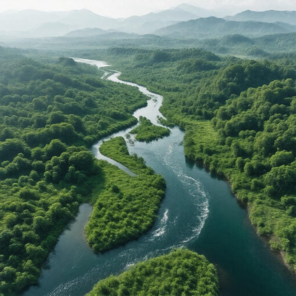 AI-created image of Lacló River