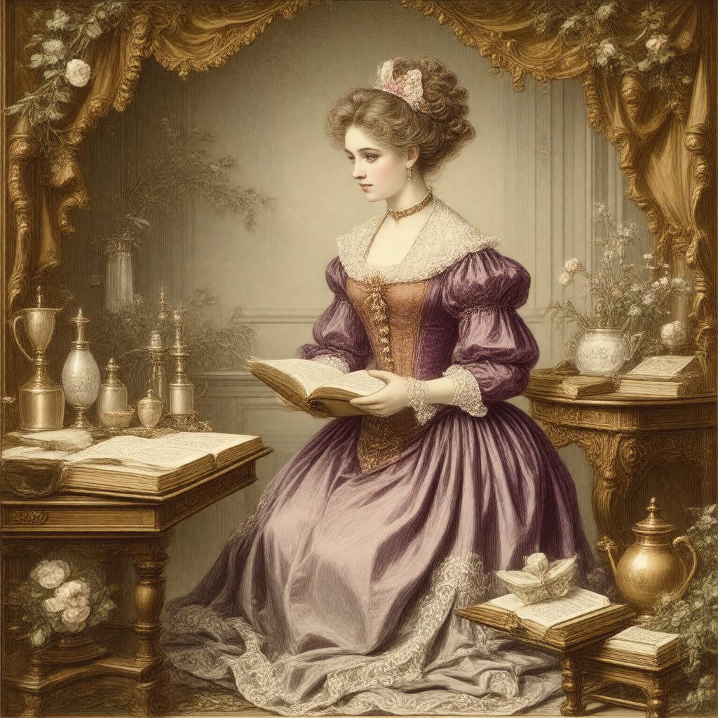 Click to view larger image AI-created image of Ladies of England