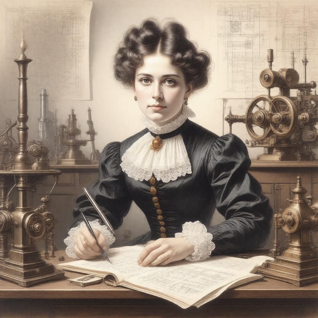 AI-created image of Lady Ada King-Milbanke