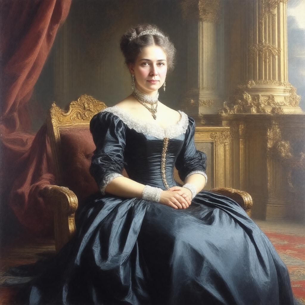 Click to view larger image AI-created image of Lady Cecilia Gore