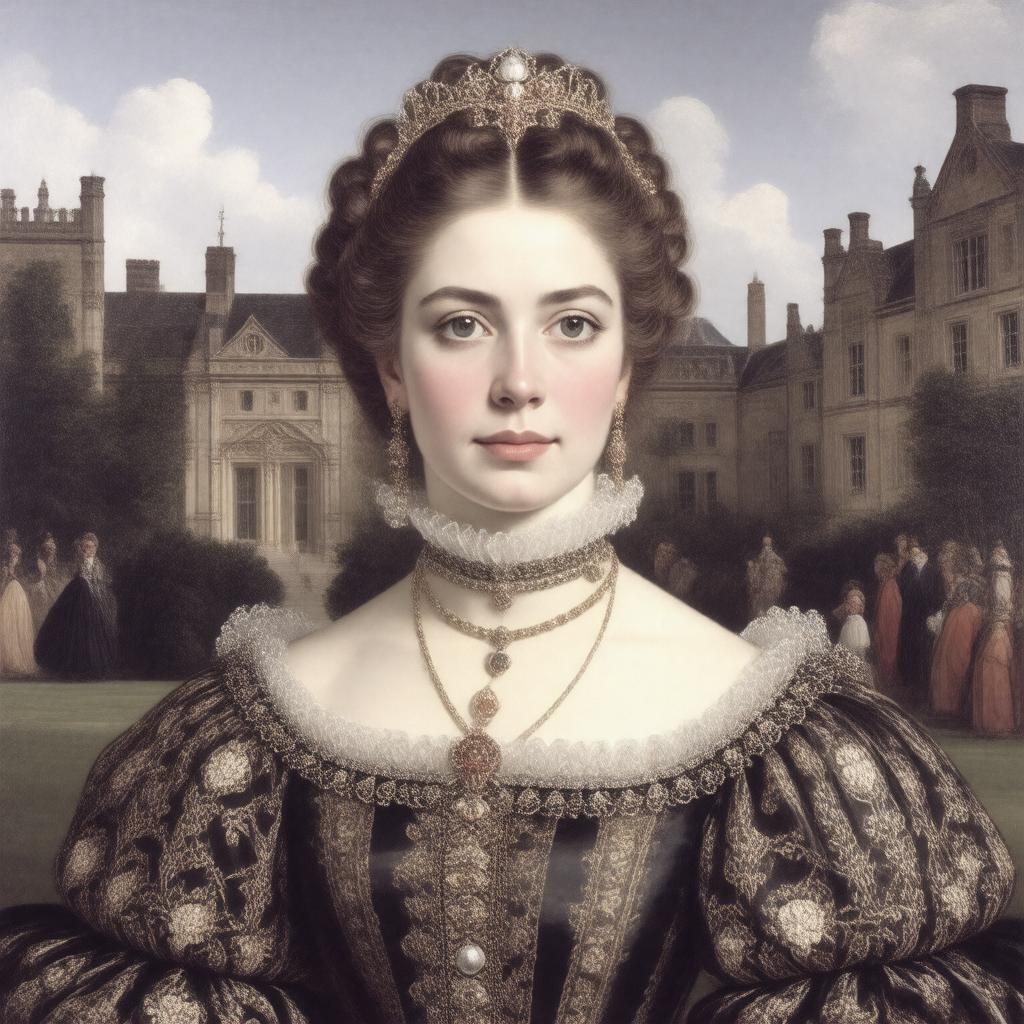 AI-created image of Lady Dorothy Percy