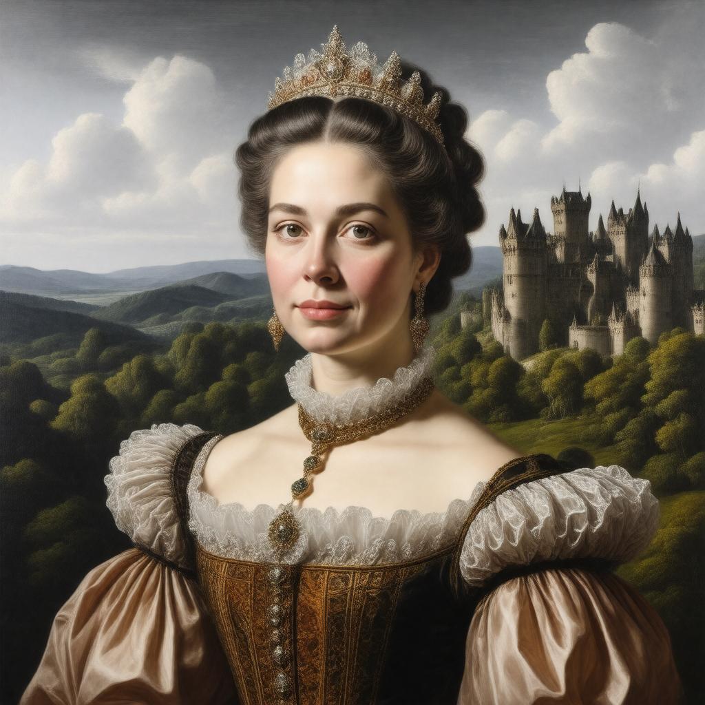 Click to view larger image AI-created image of Lady Elizabeth Sutherland-Leveson-Gower