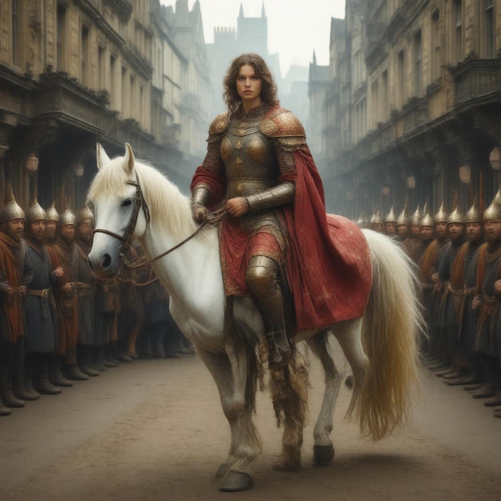 AI-created image of Lady Godiva