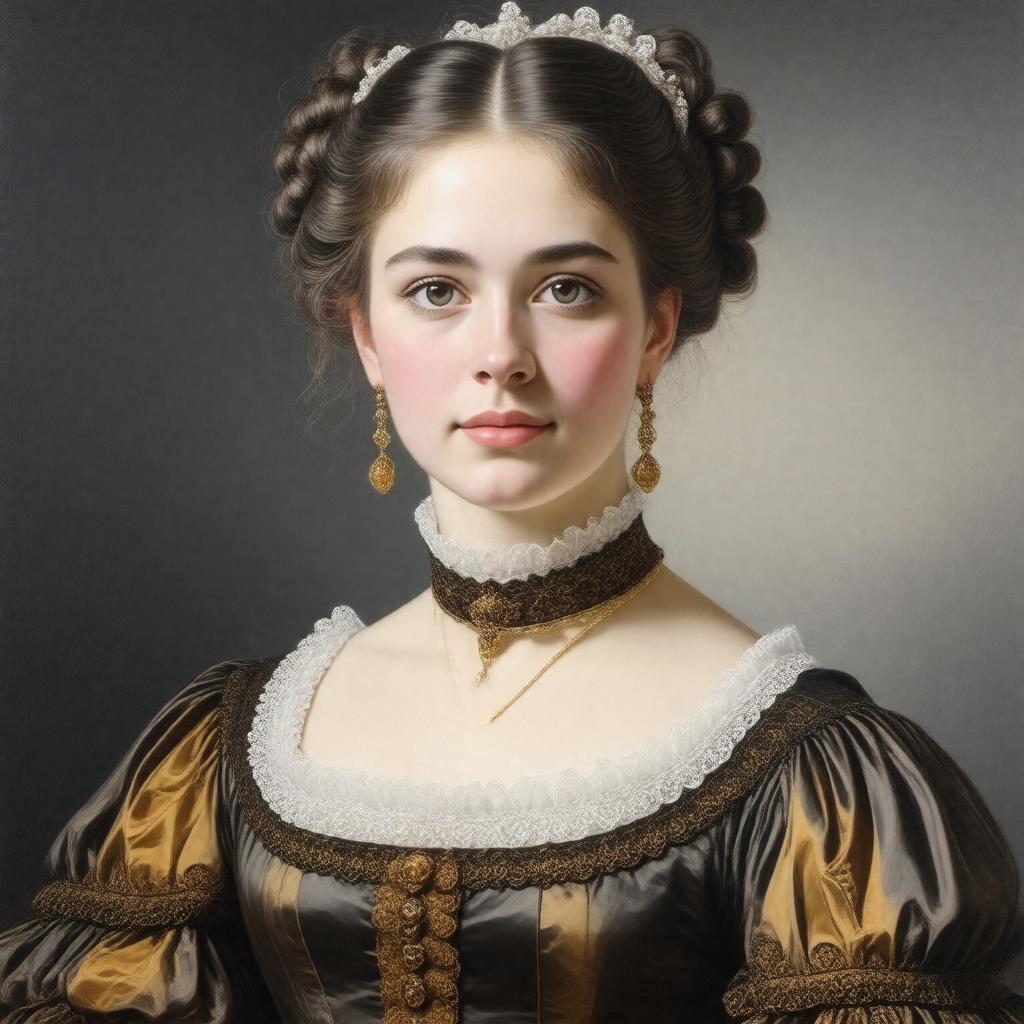 Click to view larger image AI-created image of Lady Hester Fortescue