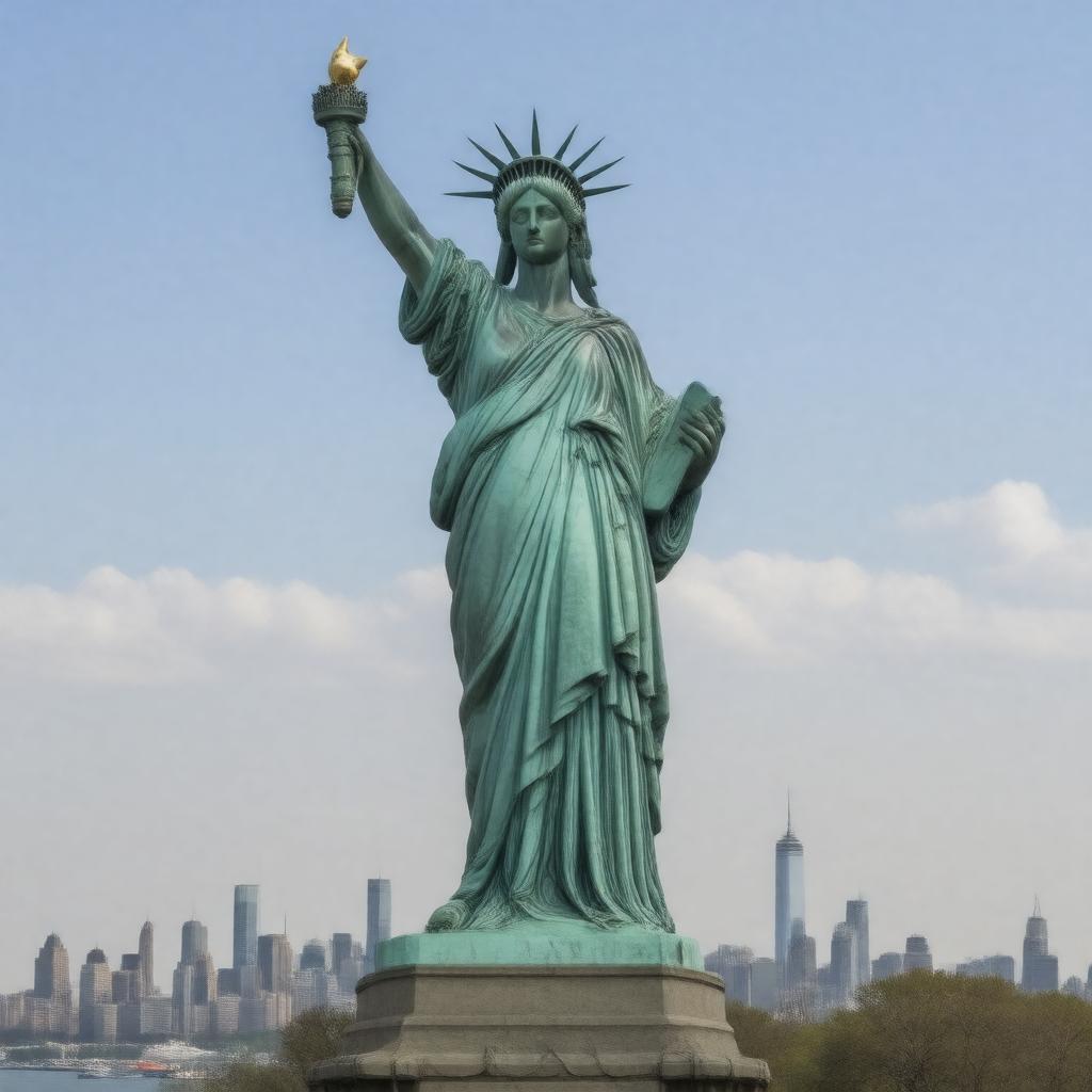 AI-created image of Lady Liberty