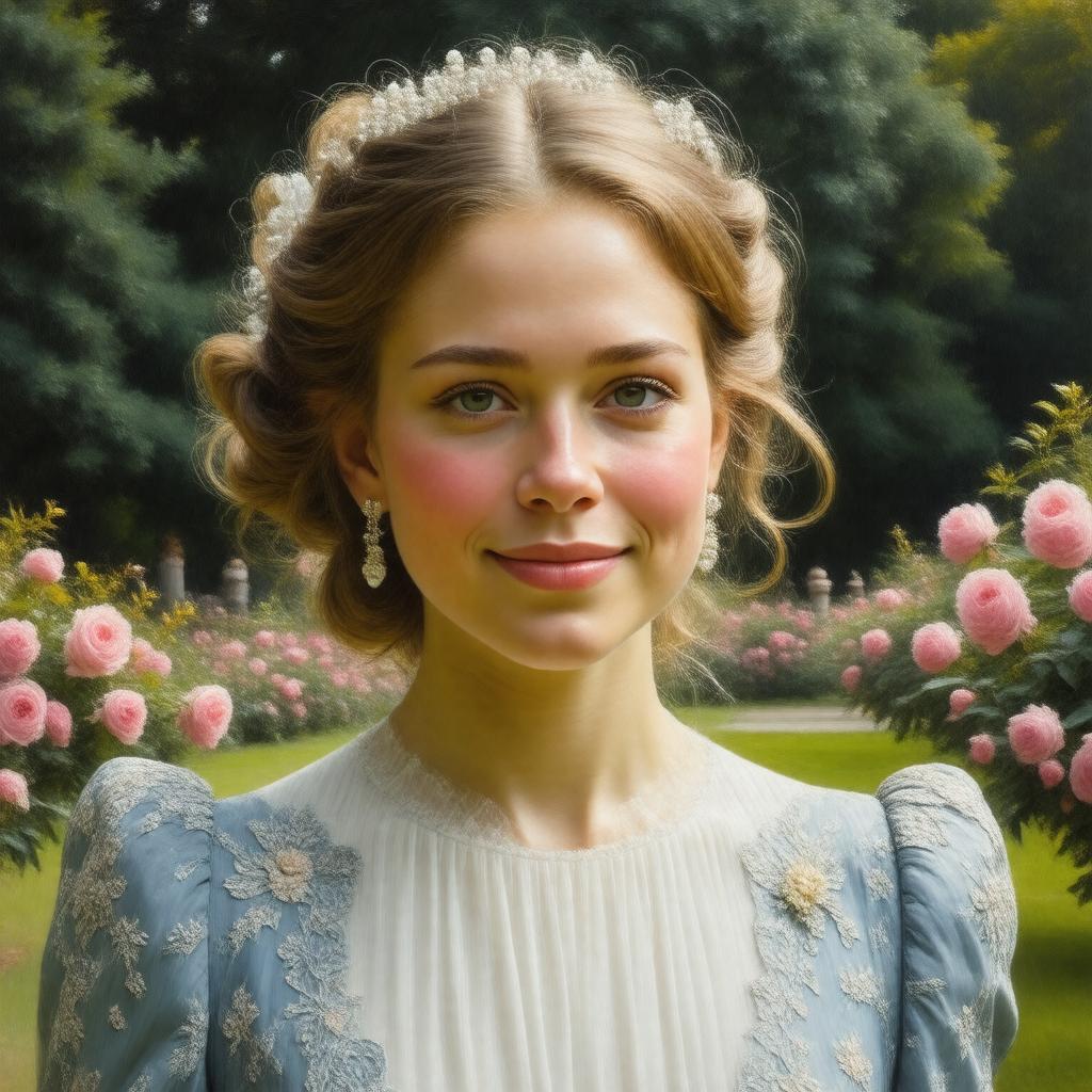 AI-created image of Lady Louise Windsor