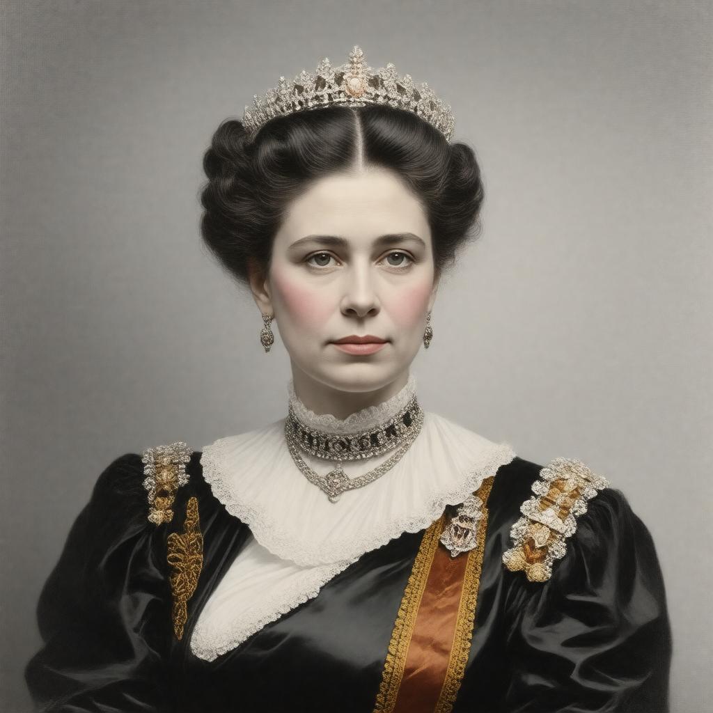 AI-created image of Lady Rose Leveson-Gower