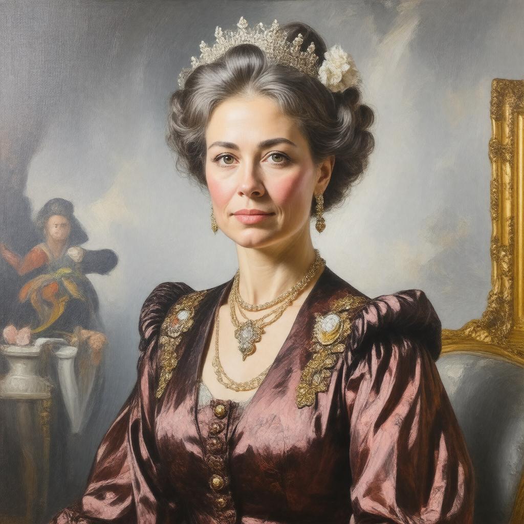 AI-created image of Lady Sarah Armstrong-Jones