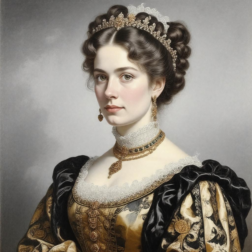AI-created image of Lady Sarah McCorquodale