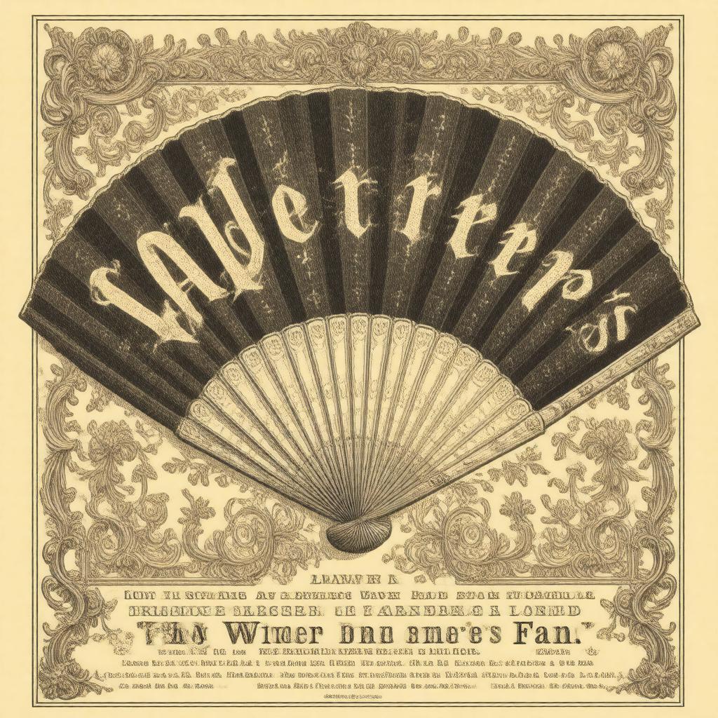 Click to view larger image AI-created image of Lady Windermere's Fan