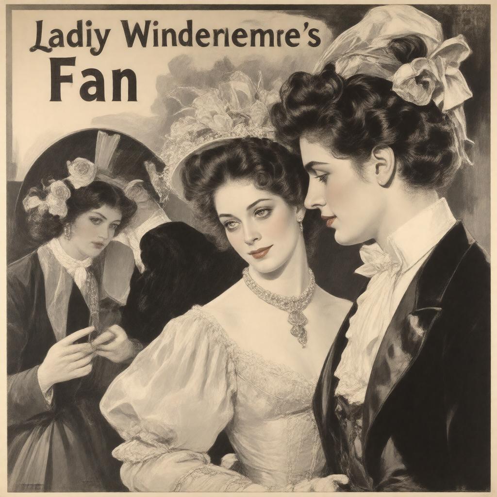 AI-created image of Lady Windermere's Fan (1944 film)