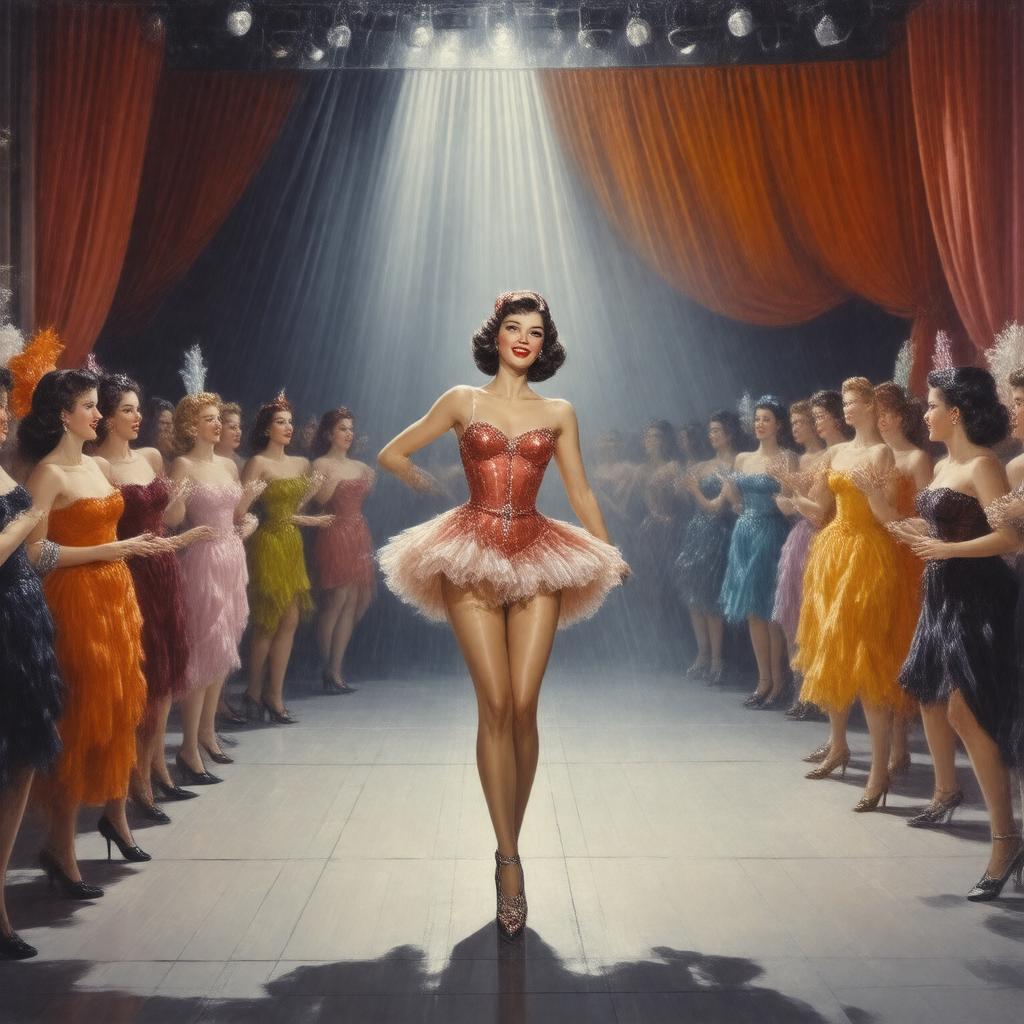 AI-created image of Lady of Burlesque