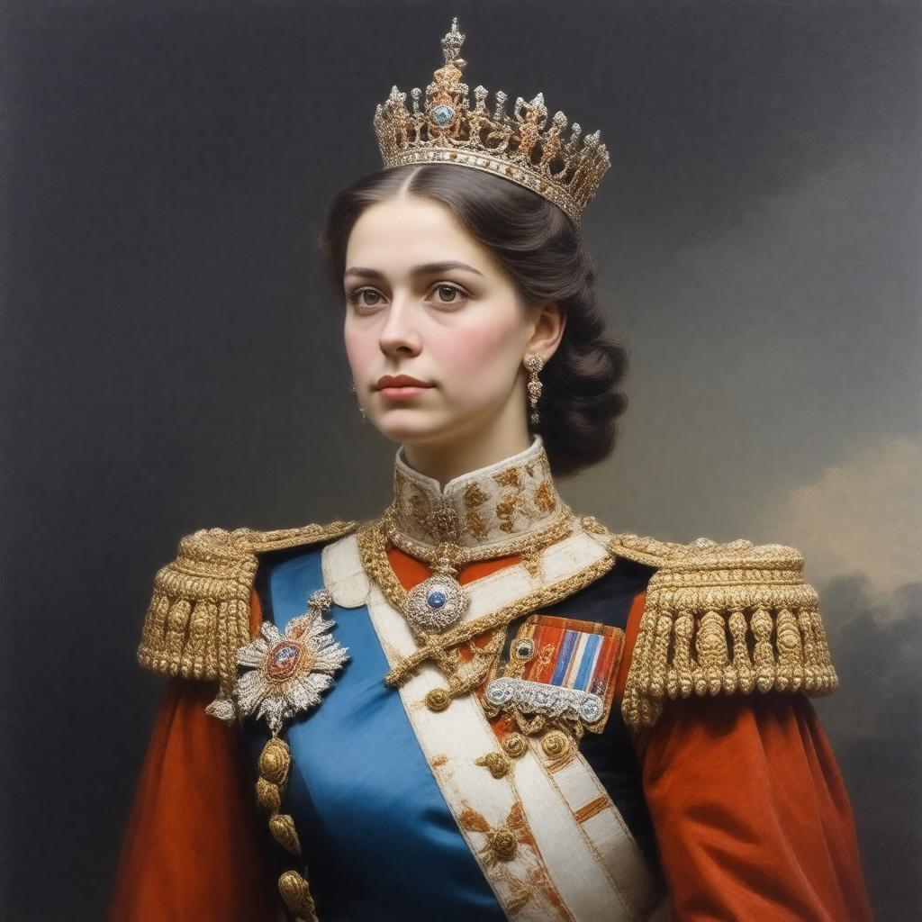 AI-created image of Lady of the Garter