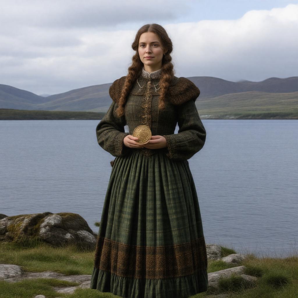 AI-created image of Lady of the Isles