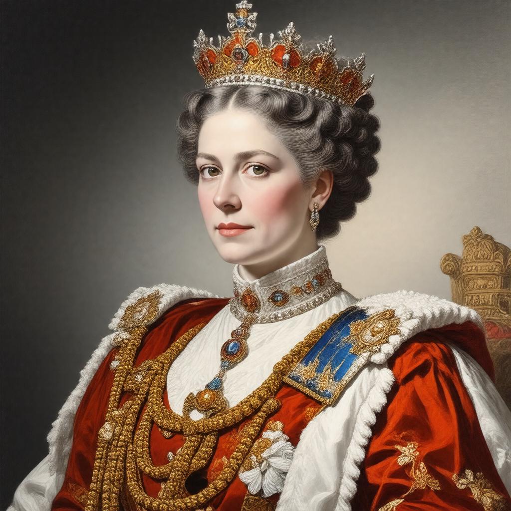 Click to view larger image AI-created image of Lady of the Most Noble Order of the Garter