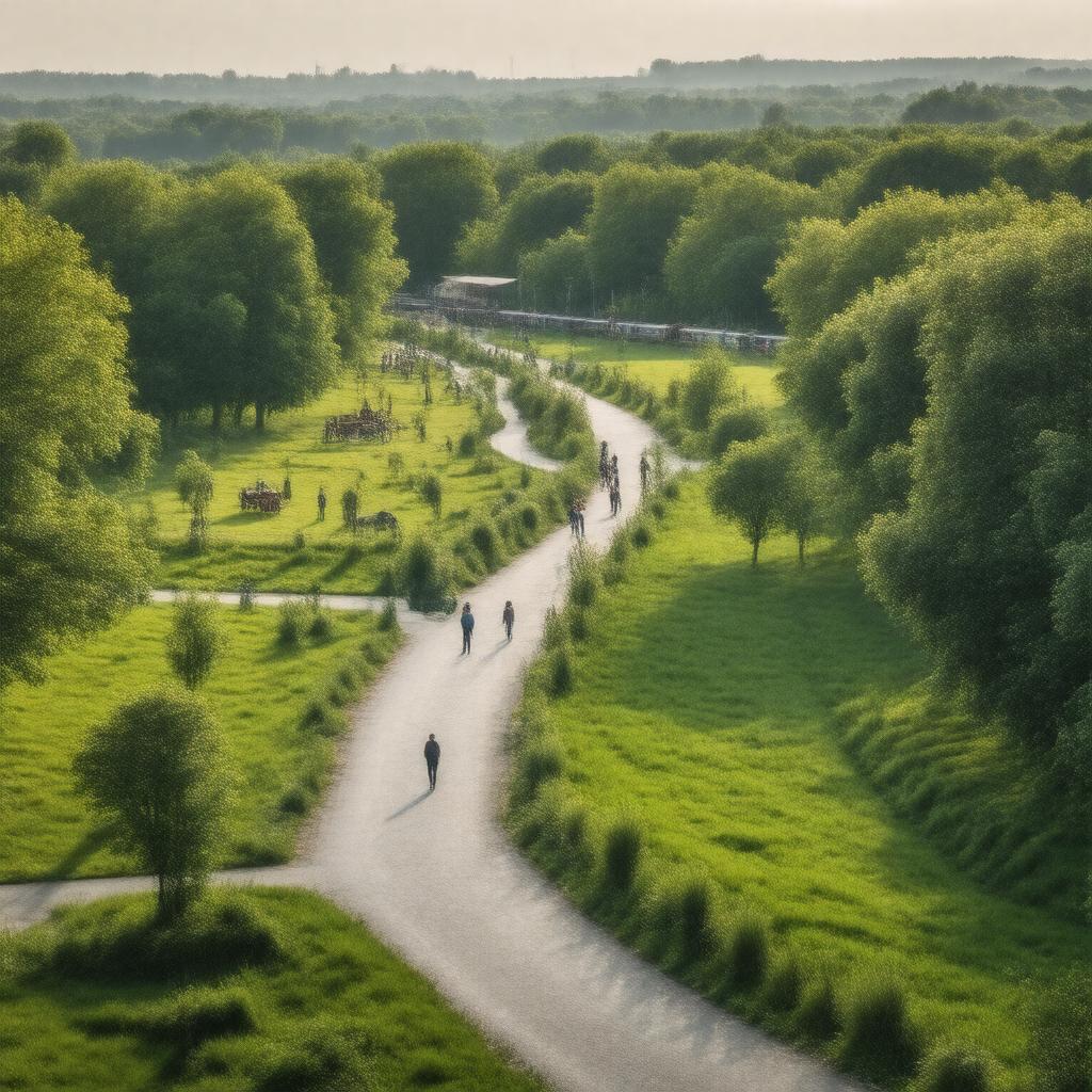 Click to view larger image AI-created image of Ladywell Fields