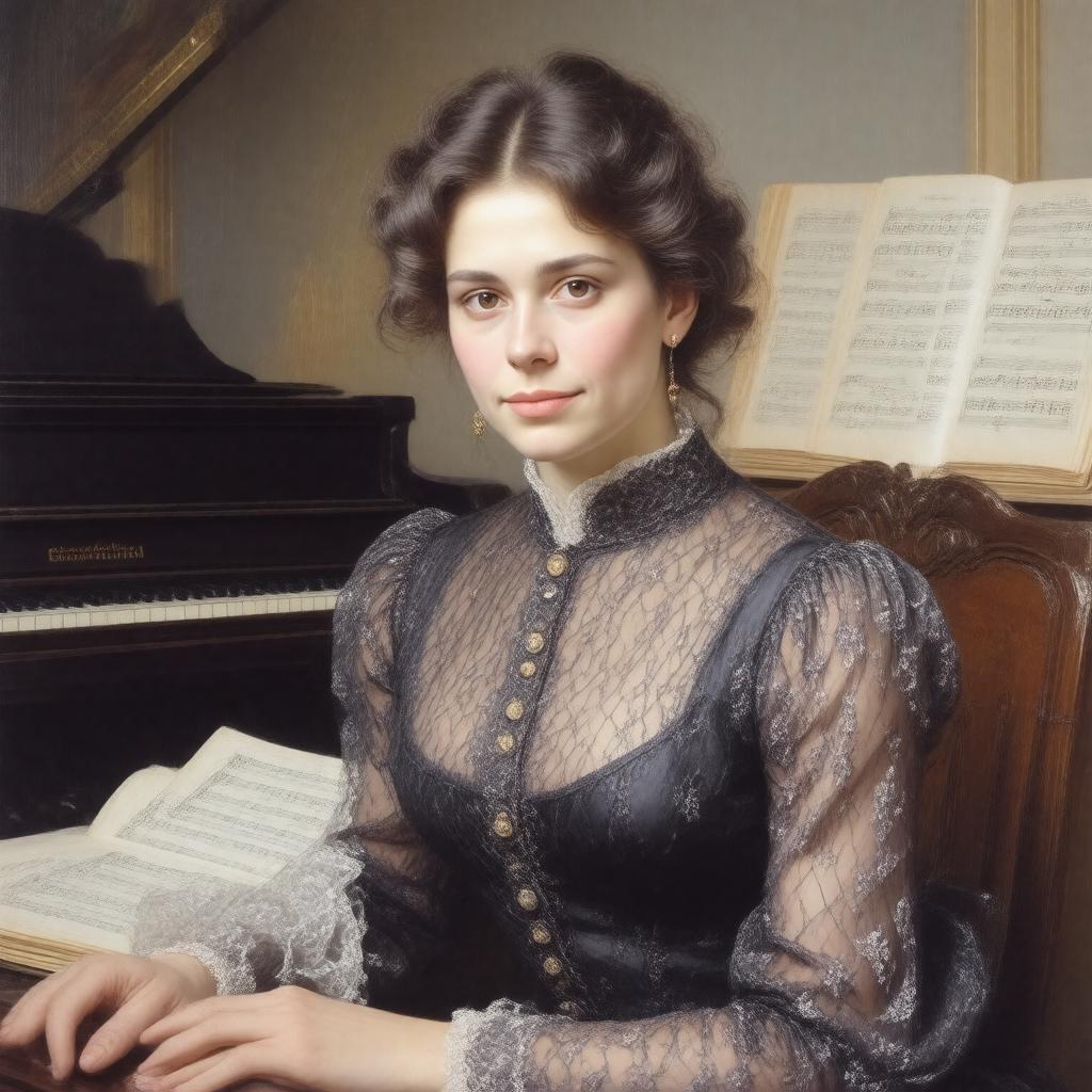 AI-created image of Laetitia Dodgson