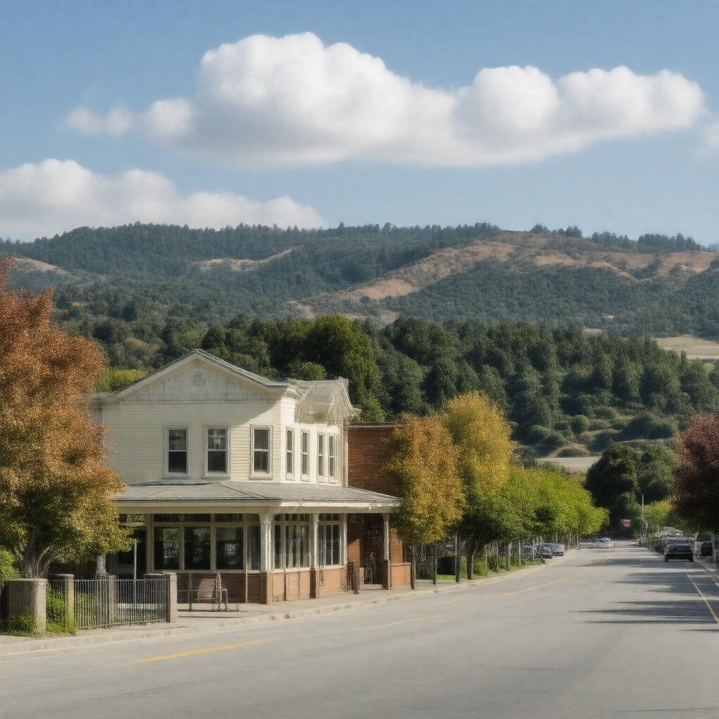 AI-created image of Lafayette, California, USA