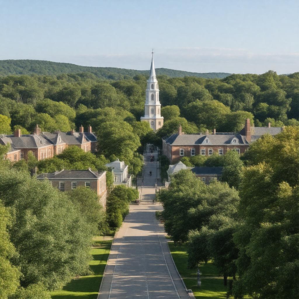 AI-created image of Lafayette College
