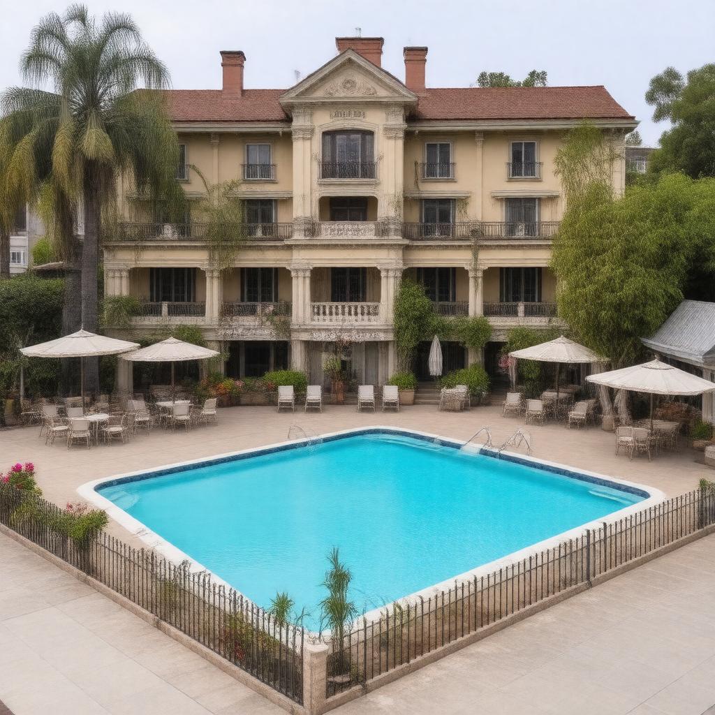 AI-created image of Lafayette Hotel