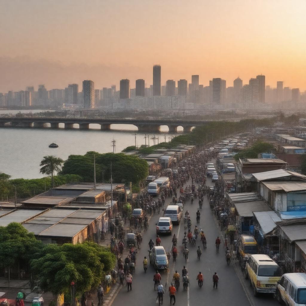 AI-created image of Lagos, Nigeria