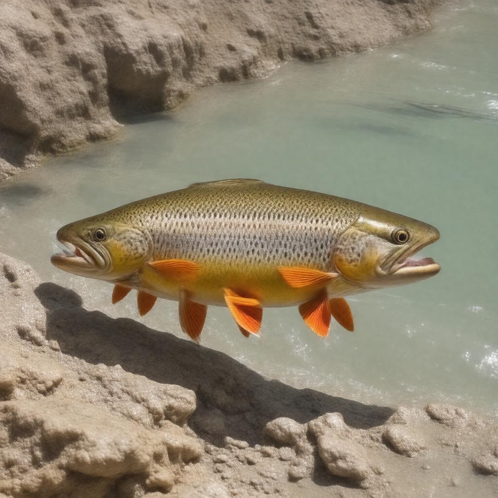 AI-created image of Lahontan Cutthroat Trout