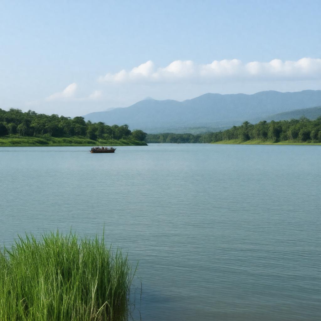 AI-created image of Lake Albert