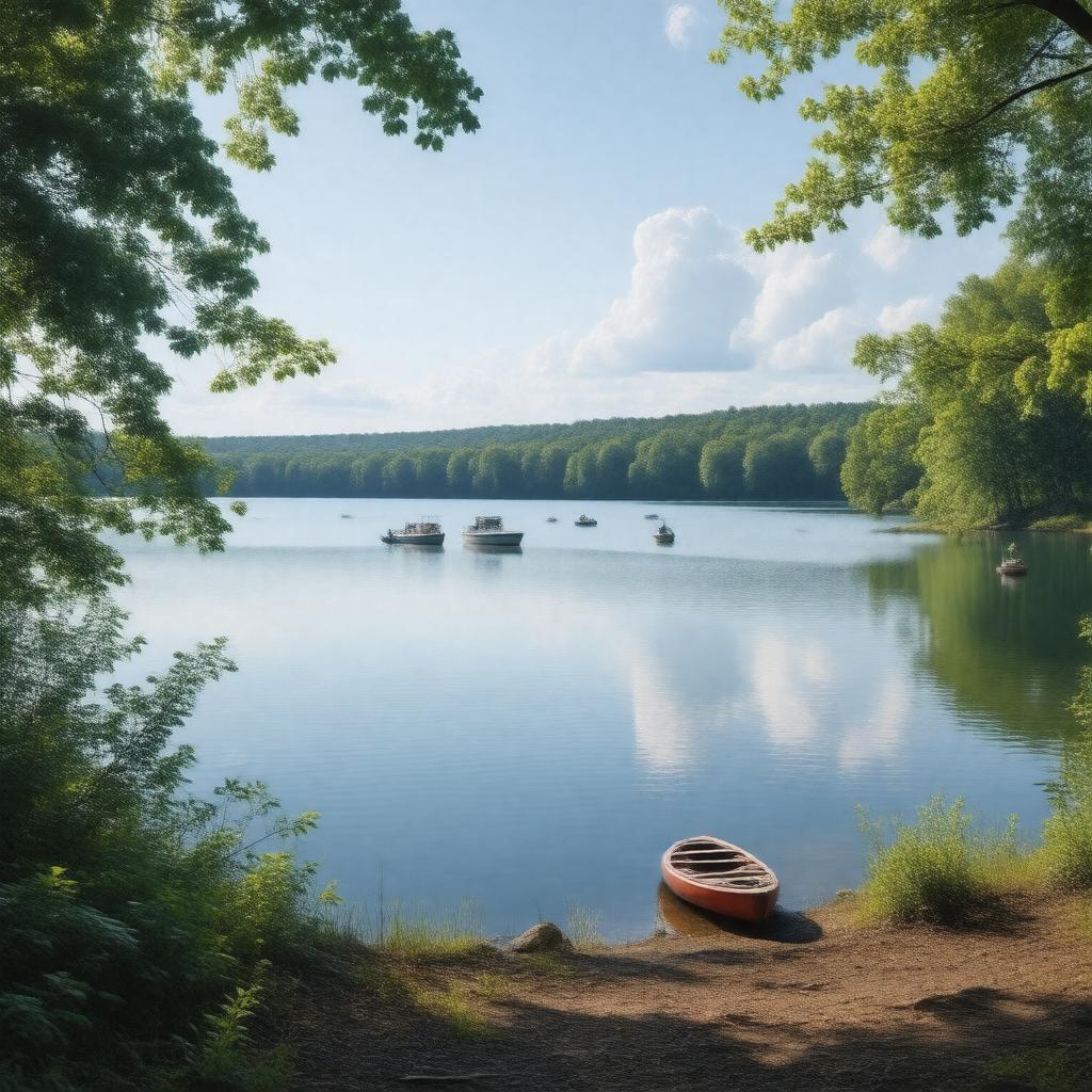 AI-created image of Lake Anna