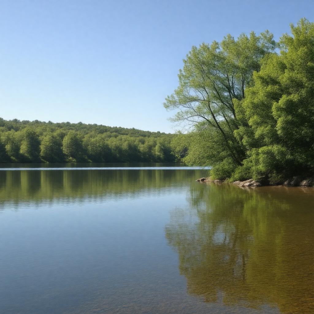 Click to view larger image AI-created image of Lake Archer