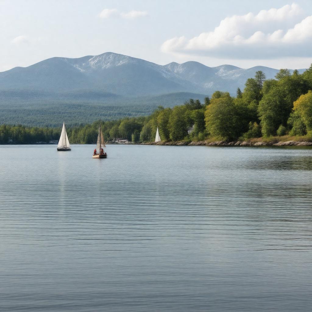 AI-created image of Lake Champlain