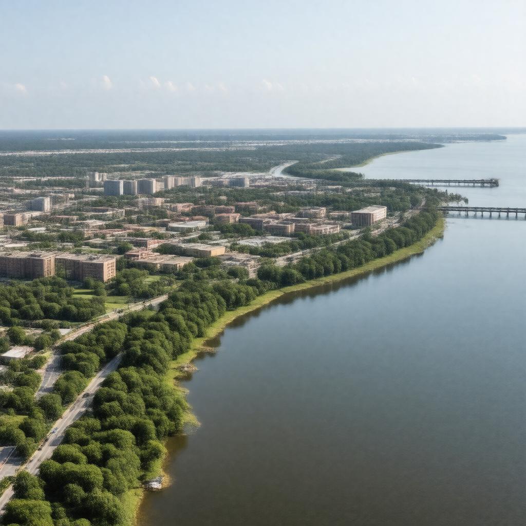 AI-created image of Lake Charles